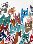 Viviane Schwarz's many cats